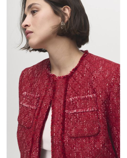 Mango Red Jacket Rosso