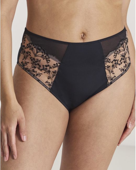 Pretty Secrets Black Penelope Knickers