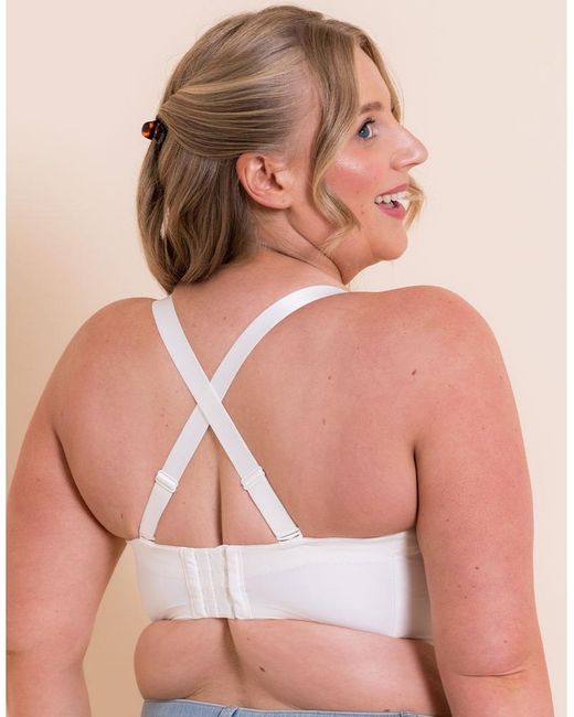Curvy Kate White Luxe Strapless Bra