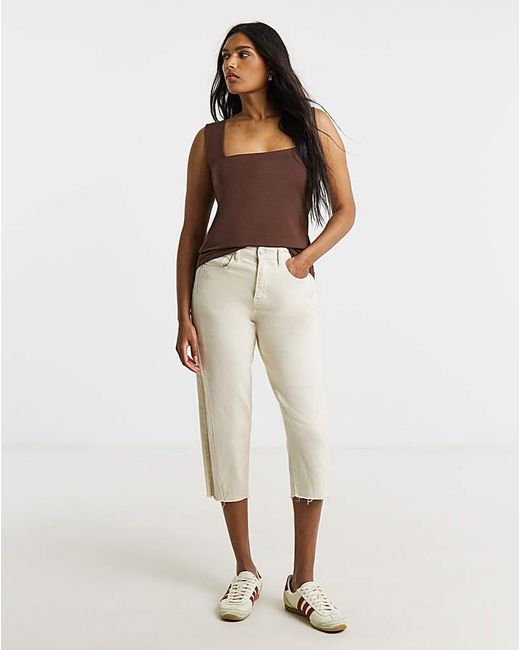 Simply Be Brown Square Neck Vest