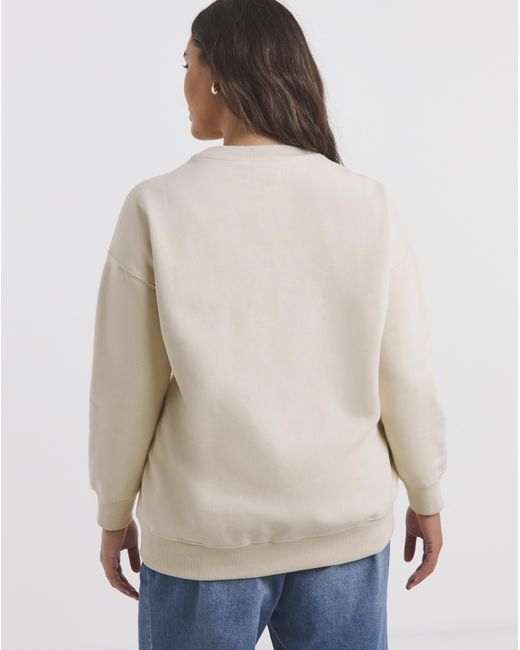 Snowdonia Blue Logo Crew Sweatshirt