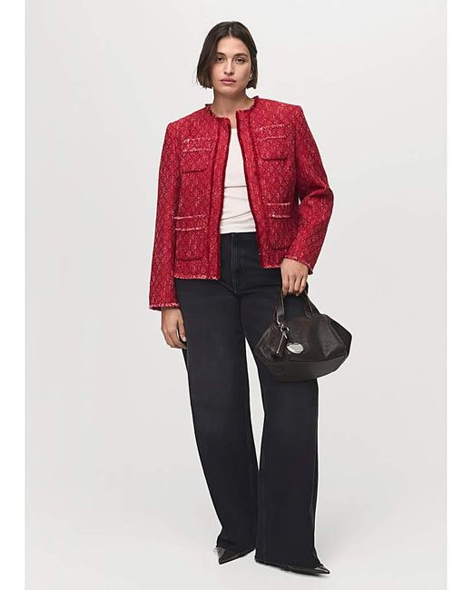 Mango Red Jacket Rosso