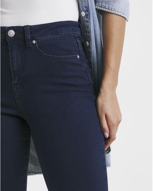 Simply Be Blue Slim Highwaist Super Stretch Jean