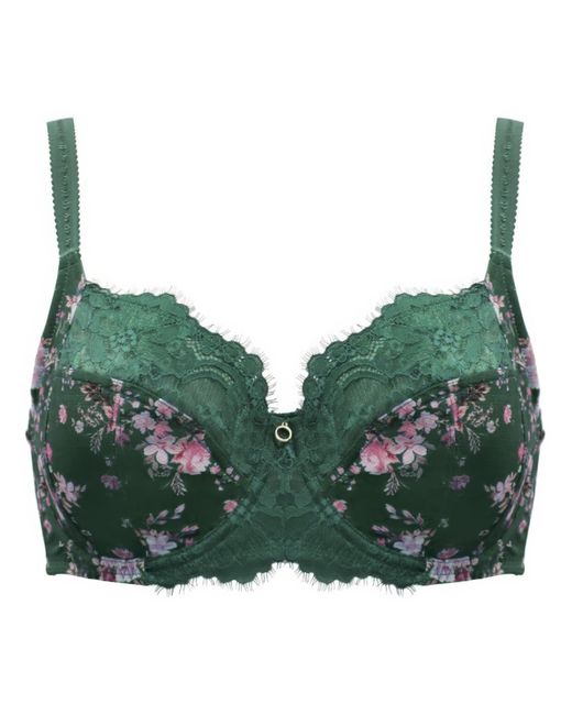 Pour Moi Green Bliss Full Cup Wired Bra Forest