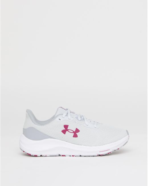 Under Armour White Charged Pursuit Trainers