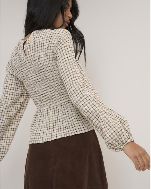 Nobody's Child Brown Nc Charlize Woven Top