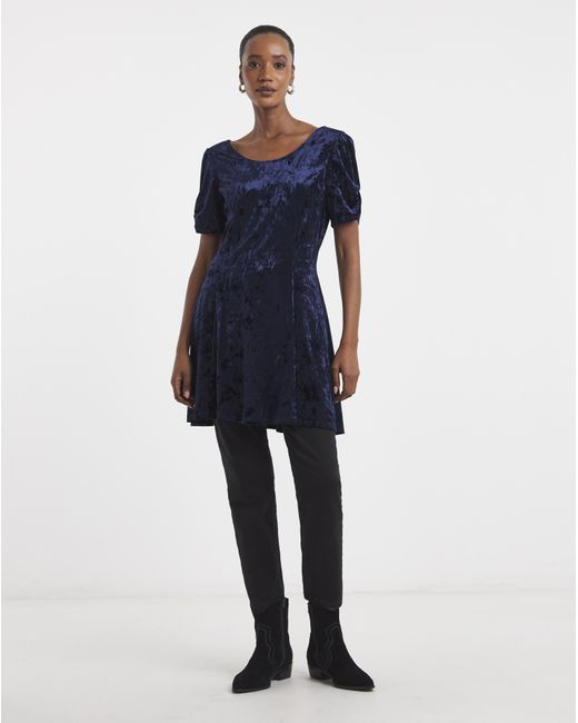 Joe Browns Blue Simply Perfect Velour Tunic
