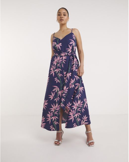Dancing Leopard Blue Sookie Split Dress