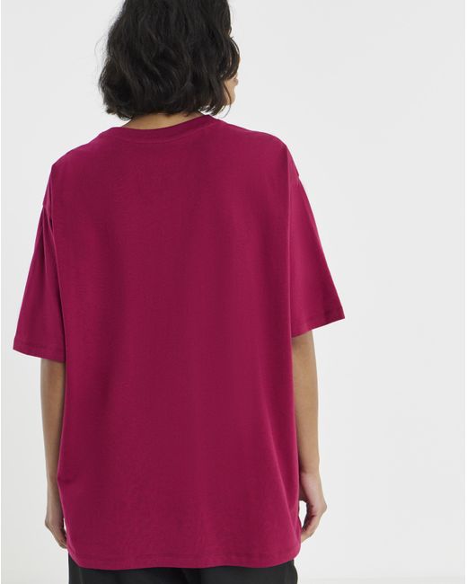 Simply Be Pink Dog Oversized Graphic T-Shirt