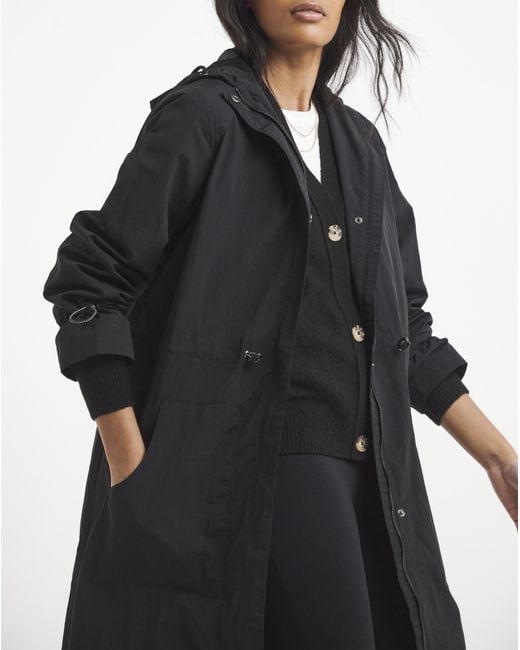 Simply Be Blue Longline Tech Parka