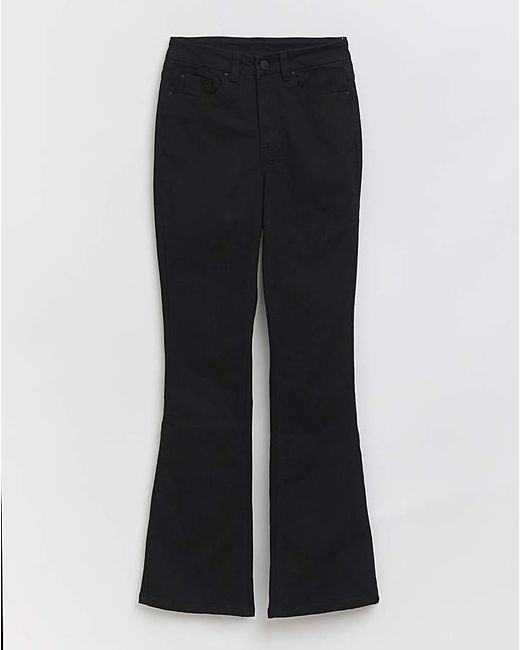 Simply Be White Super Stretch Denim Flared Jeans