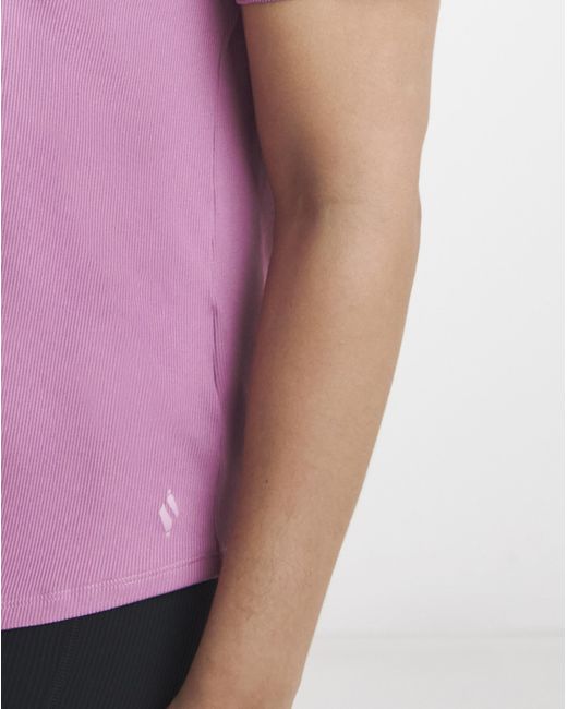 Skechers Purple Go Walk Luxe Rib T-Shirt
