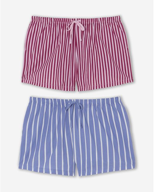 Pretty Secrets Red 2 Pack Pyjama Shorts