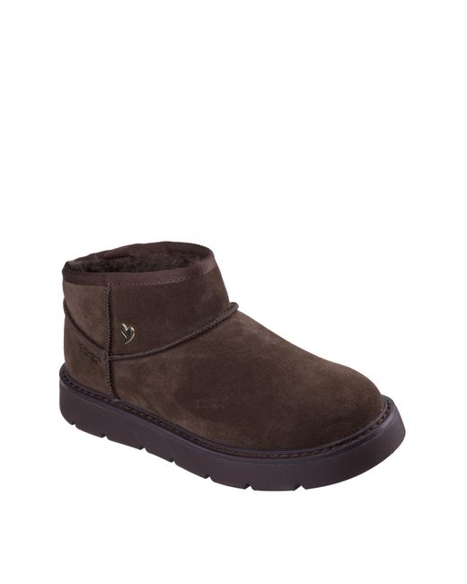 Skechers Brown Mini Boot Memory Foam