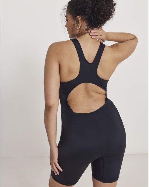 Beach To Beach Blue High Neck Legsuit
