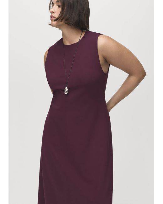 Mango Purple A Line Dress