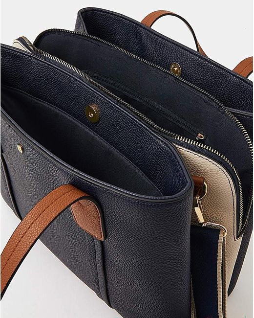 Accessorize Blue Compartment Shoulder Bag