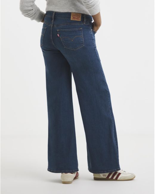 Levi's Blue 318 Shaping Wide Leg Jean