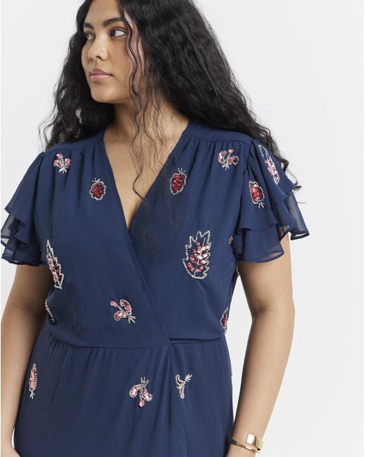 Hope & Ivy Blue Joslin Maxi
