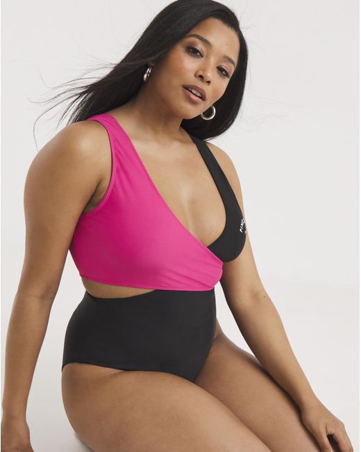 Pink Soda Red Marbella Swimsuit