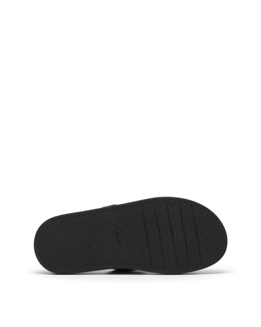 Clarks Black Aristella Leather Sandal D Fit