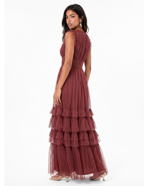 Anaya with love Red Anaya Plain Dress