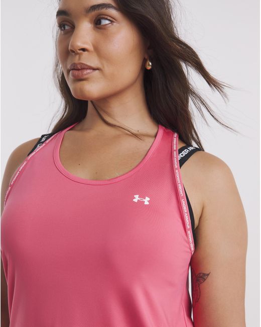 Under Armour Pink Ua Tech Knockout Tank