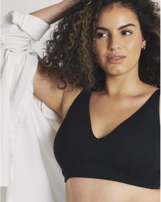 Pretty Secrets Black Modal Comfort Bra
