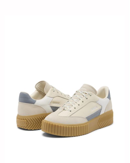 Sorel White Ona Ave T-Toe Trainers