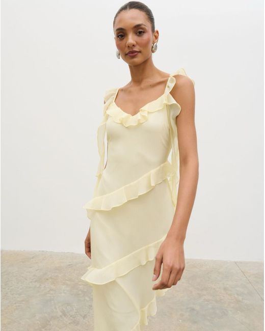 Pretty Lavish Natural Rue Ruffle