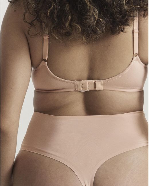 Figleaves Brown Smoothing High-Waisted Thong