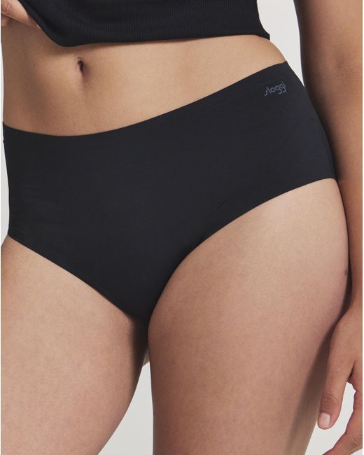 Sloggi Black 2Pk Zero One Midi Knicker