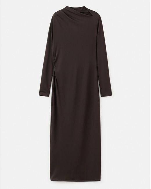 Mango Black Boat Neck Dress