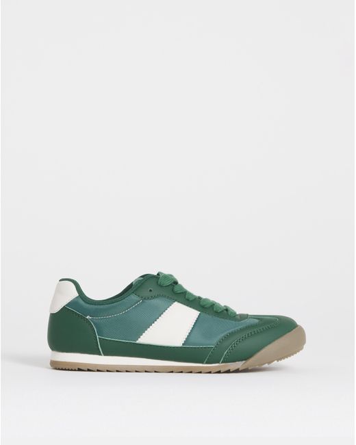 Simply Be White Classic Retro Trainer Wide