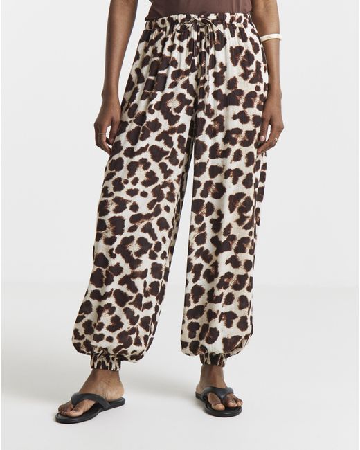 Simply Be White Balloon Trouser