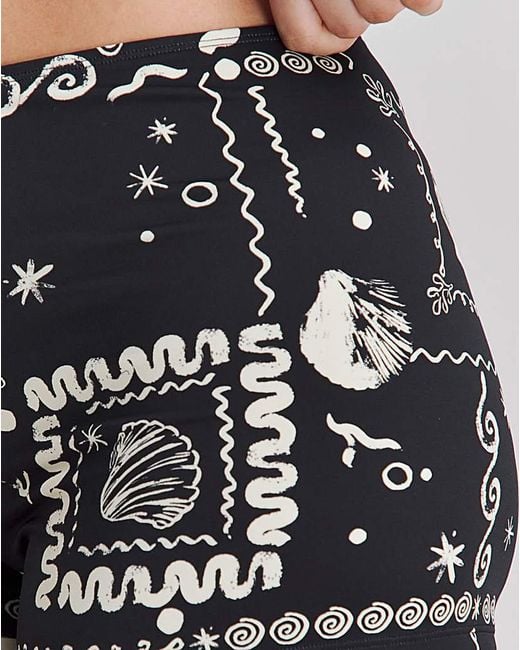 Simply Be Black Value 2 Pack Bikini Shorts