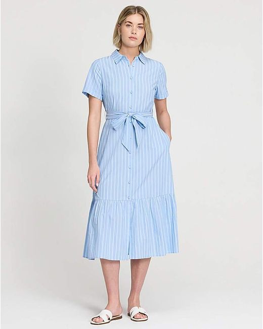 Finery London Blue Aisling Dress