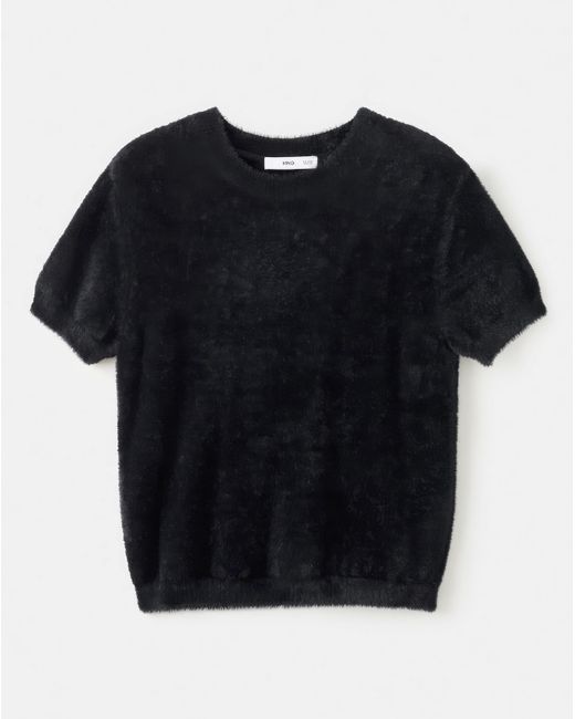Mango Black Crew Neck Jumper