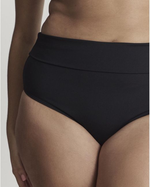MAGISCULPT Black Foldover Bikini Bottoms