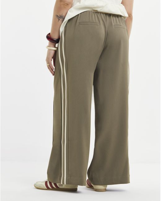 Simply Be Natural Side Stripe Trouser