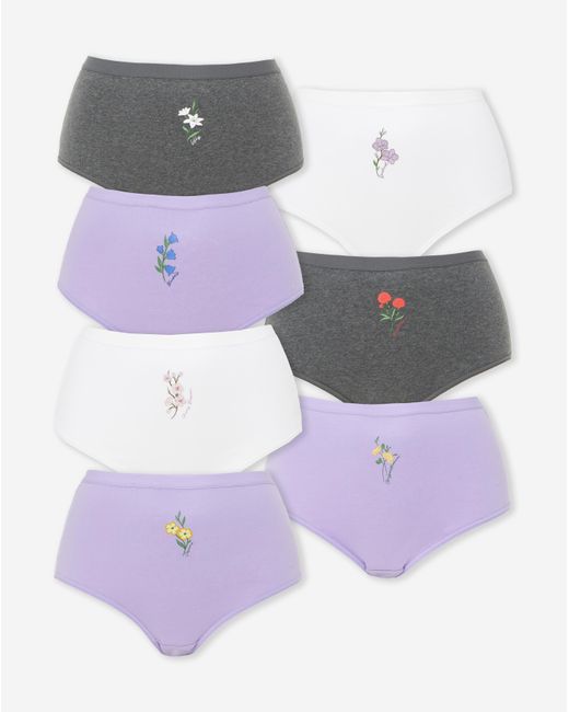 Pretty Secrets Purple 7 Pack Full Fit Brief