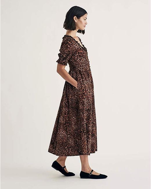 Nobody's Child Brown Aine Printed Dress