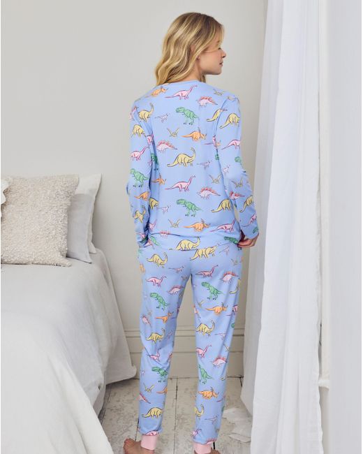 Chelsea Peers Blue Classic Long Sleeve Set