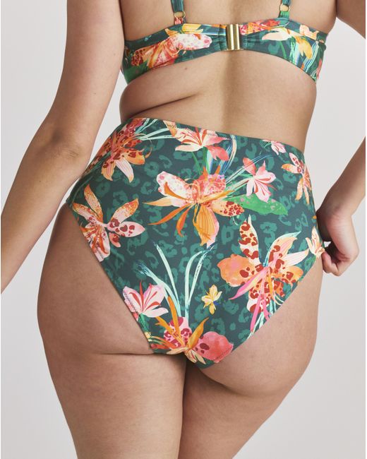 MAGISCULPT Multicolor Twist Front Bikini Bottoms