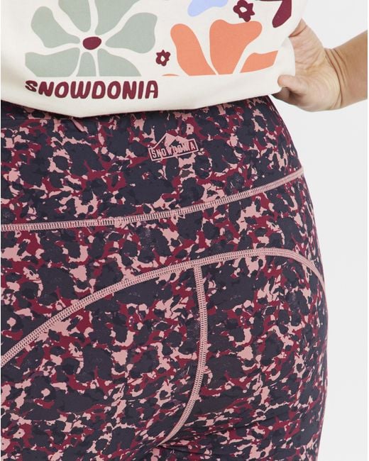 Snowdonia White Leopoard Print Leggings