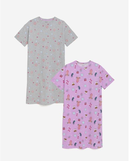Simply Be Pink Value 2 Pack Nighties