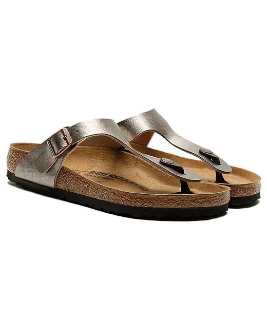 Birkenstock Brown Gizeh Toe Post Sandals
