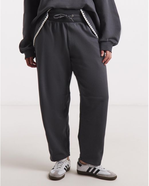 Simply Be Blue Barrel Leg Jogger