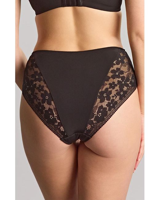 Panache Black Celeste Deep Brief