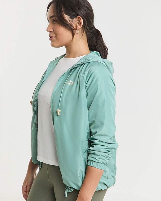 Snowdonia Green Bubble Hem Jacket
